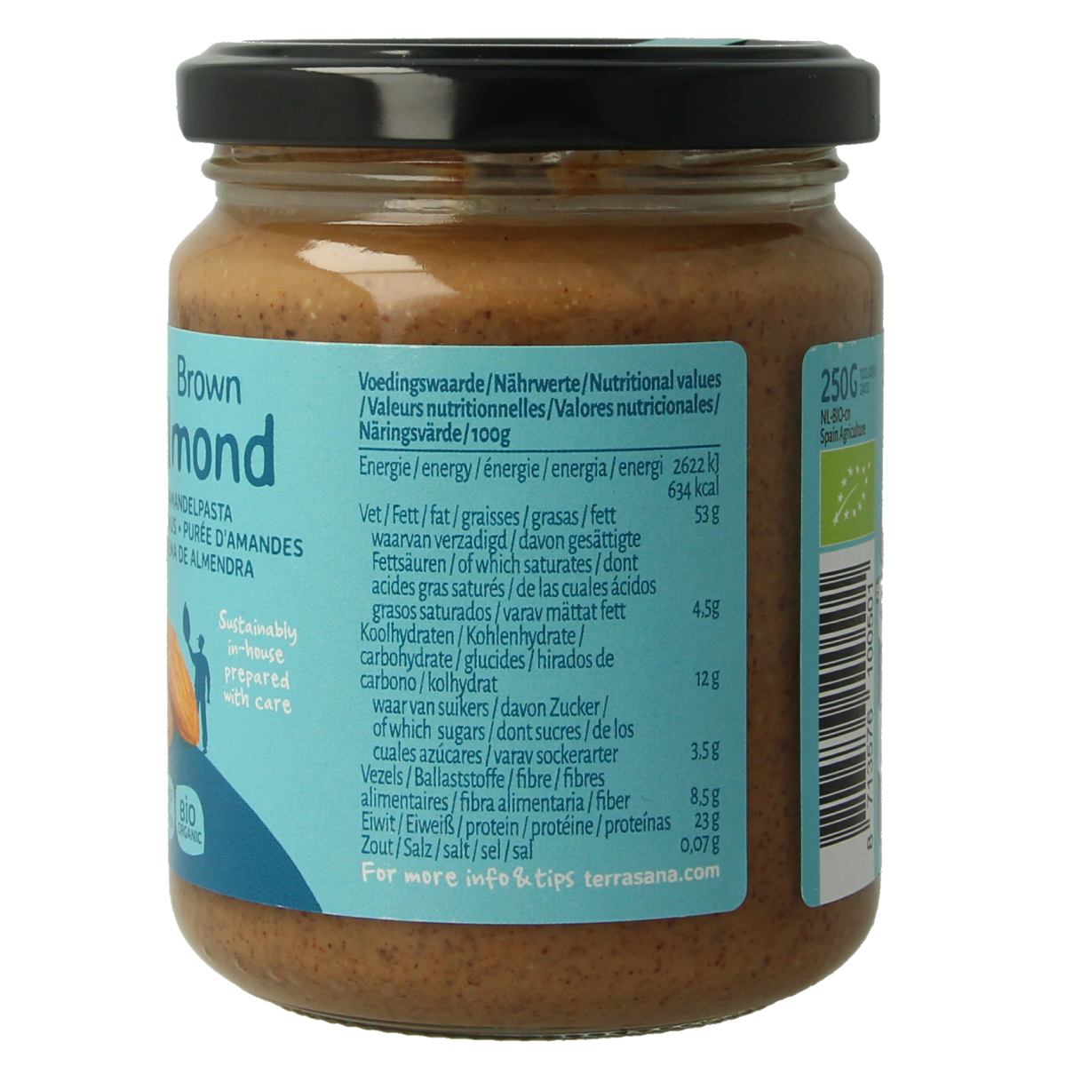 TerraSana Amandelpasta bio 250.00 Gram