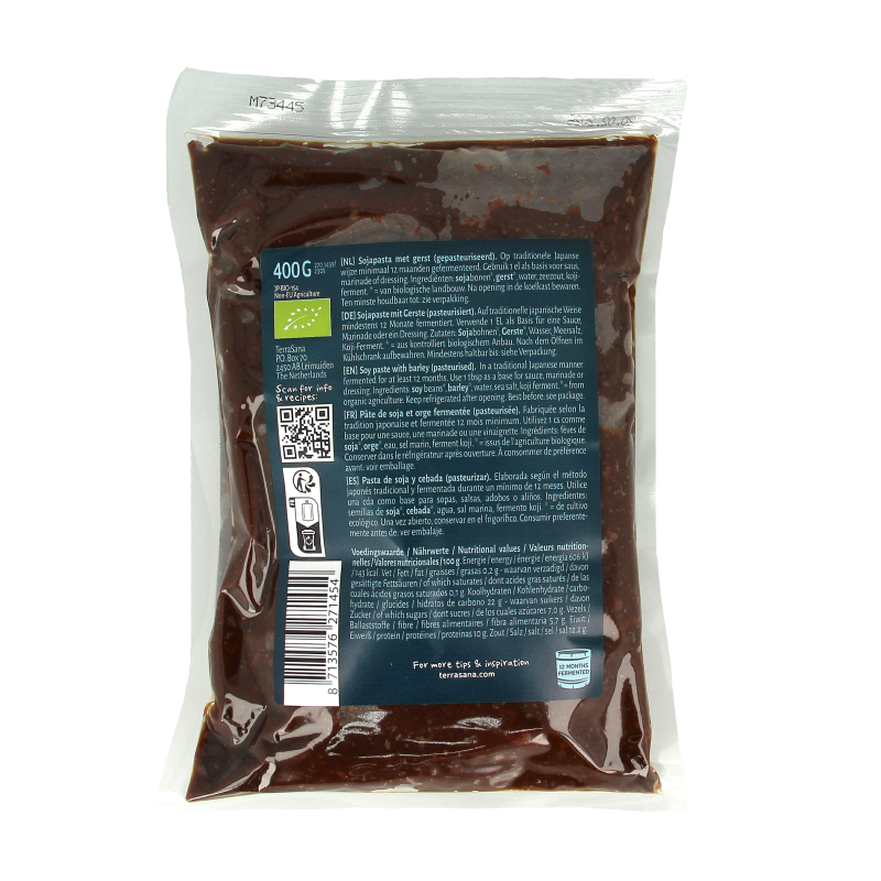 TerraSana Mugi miso (gerst) eko bio 400 Gram