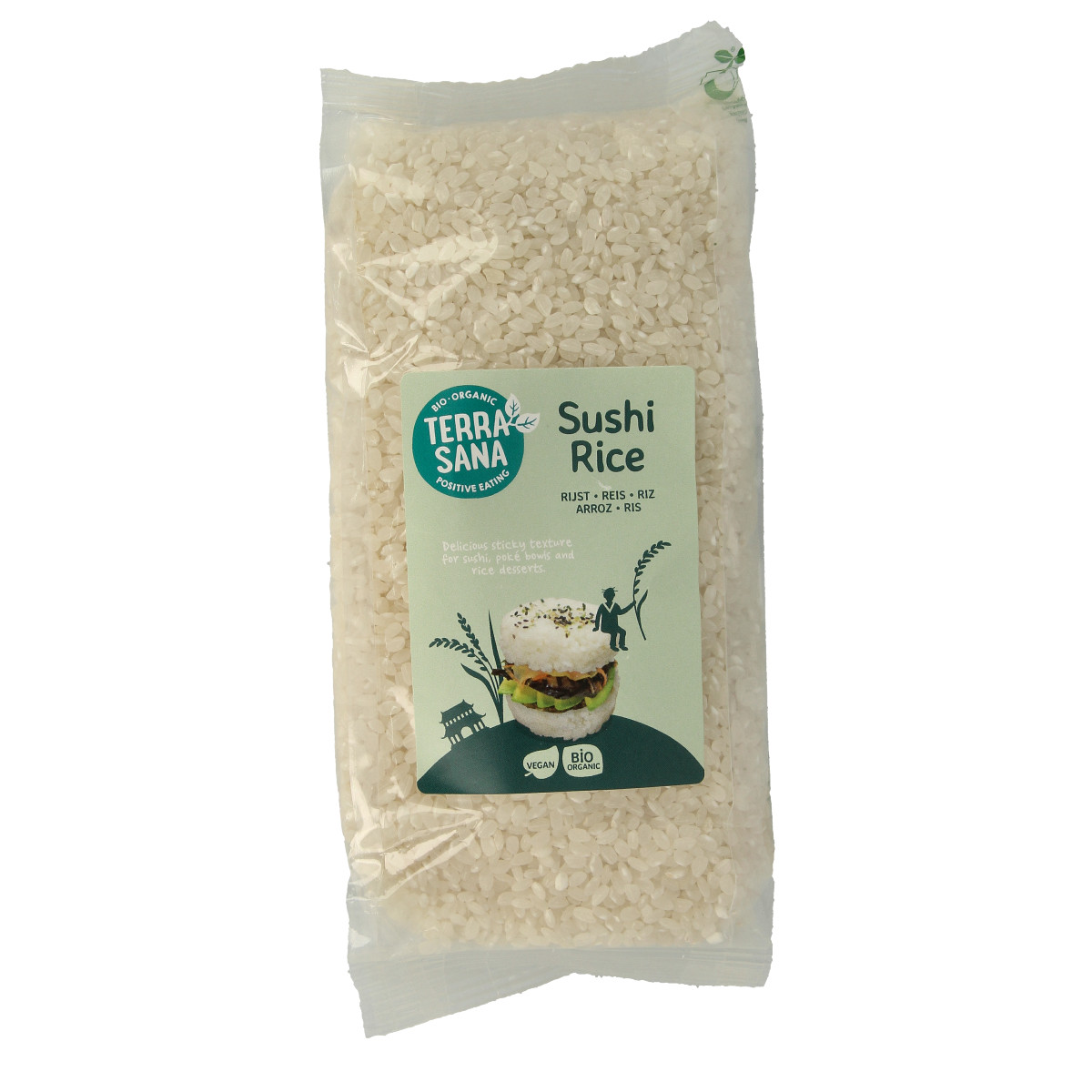 TerraSana Sushi rijst wit bio 400.00 Gram