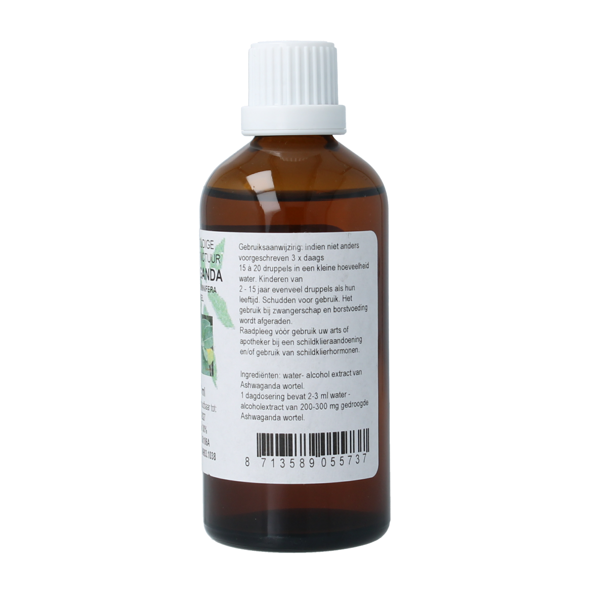 Cruydhof Withania somnifera/ashwagandha tinctuur 100.00 Milliliter