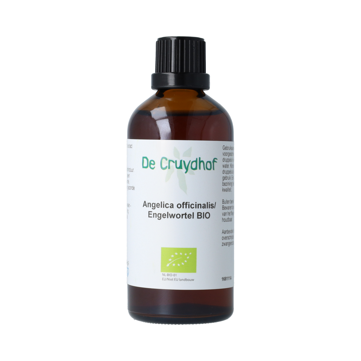 De Cruydhof Angelica officinalis/engelwortel tinctuur bio 100.00 Milliliter