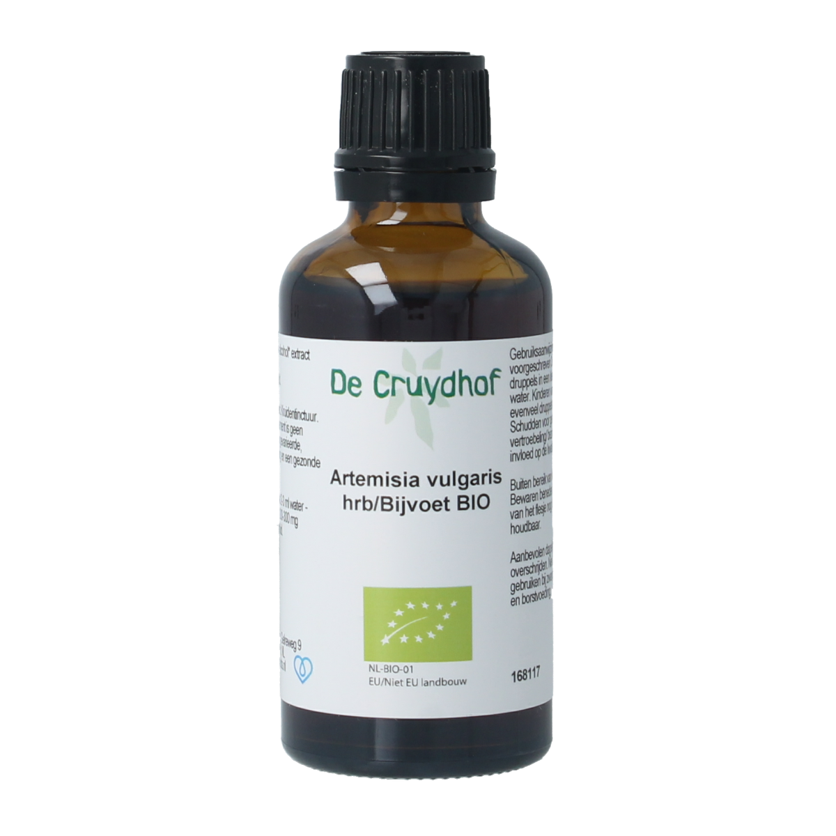 Cruydhof Artemisia vulgaris herb/bijvoet tinctuur bio 50.00 Milliliter