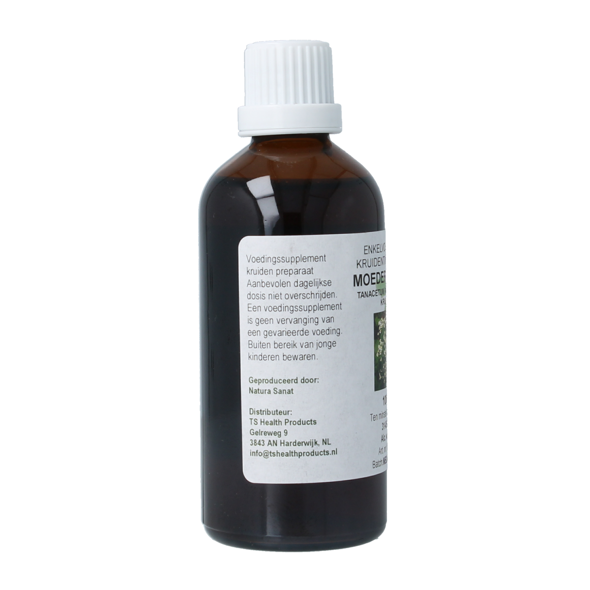 Cruydhof Tanacetum parthenium herb/moederkruid tinctuur 100.00 Milliliter