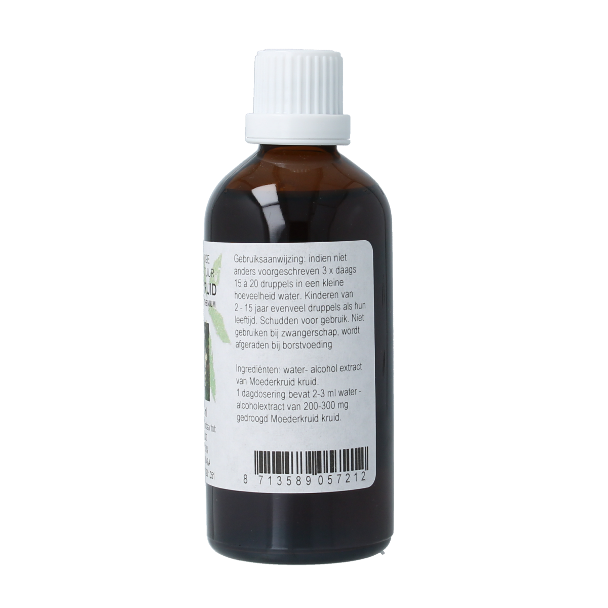 Cruydhof Tanacetum parthenium herb/moederkruid tinctuur 100.00 Milliliter