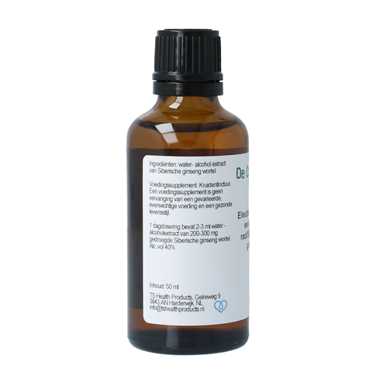 Cruydhof Eleutherococcus senticosus radix tinctuur 50.00 Milliliter