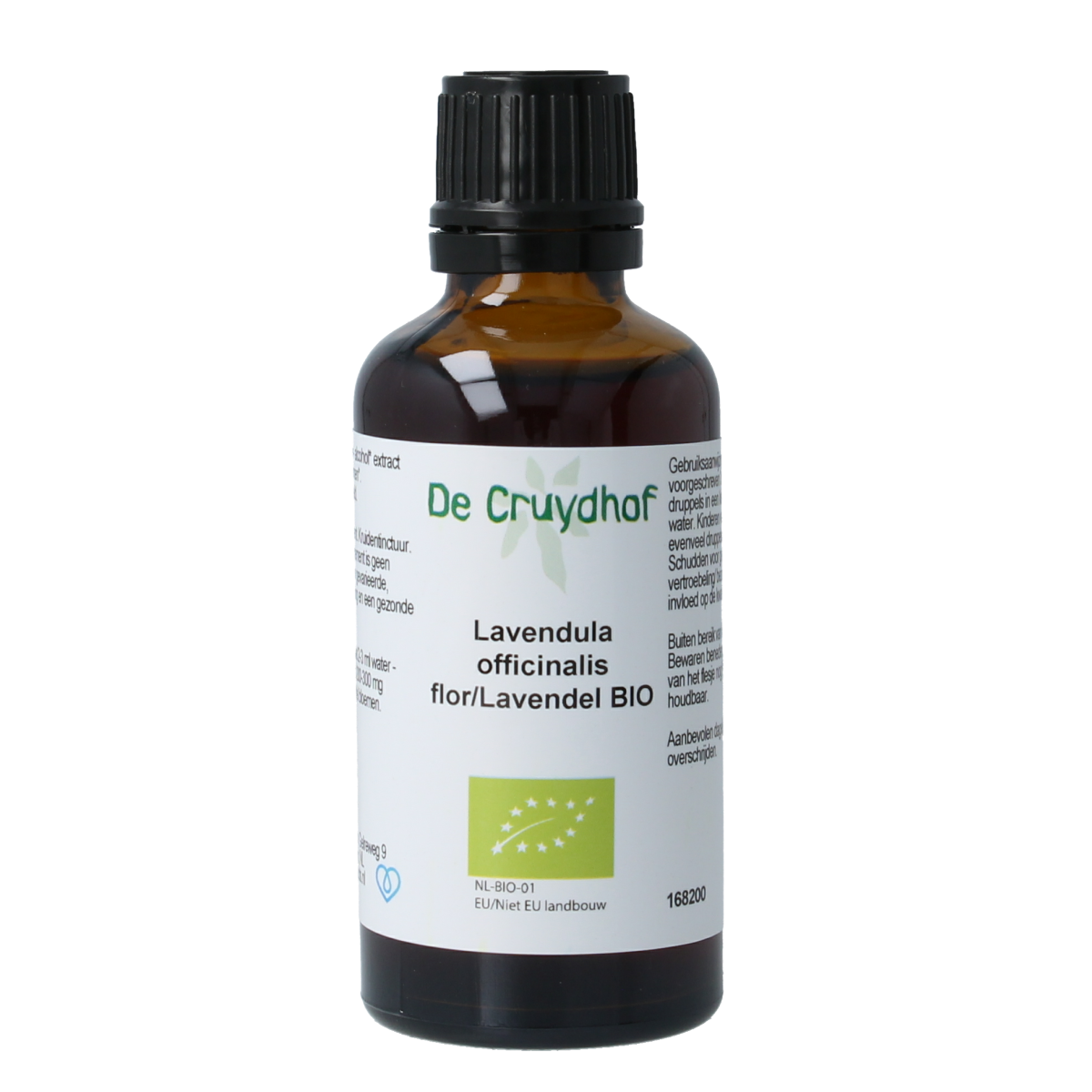 Cruydhof Lavandula officinalis flor tinctuur bio 50.00 Milliliter