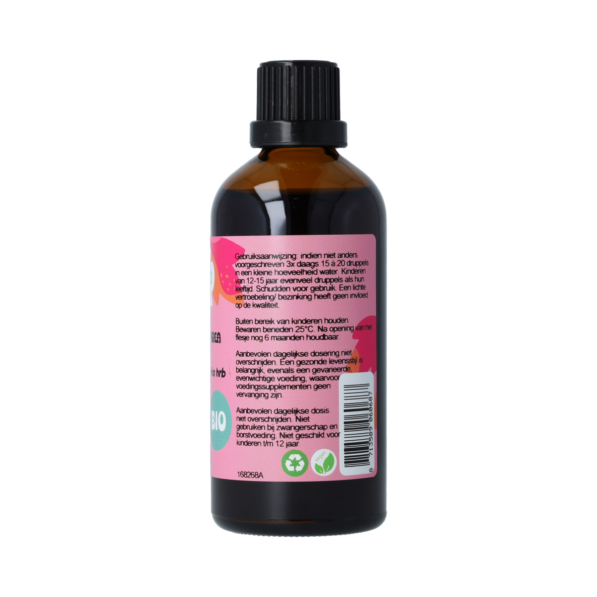 De Cruydhof Spiraea ulmaria herb / moerasspirea tinctuur bio 100.00 Milliliter