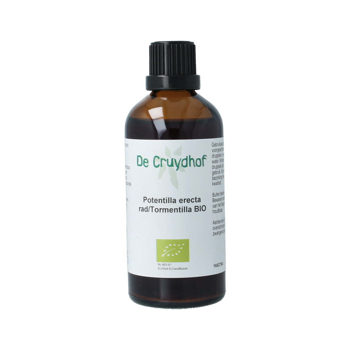Cruydhof Tormentil wortel tinctuur bio 100.00 Milliliter