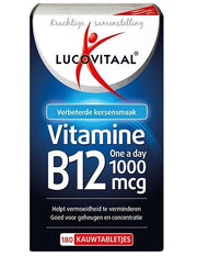 Lucovitaal Vitamine B12 1000mcg 180.00 Kauwtabletten