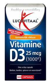 Lucovitaal Vitamine D3 25mcg 365.00 Capsules