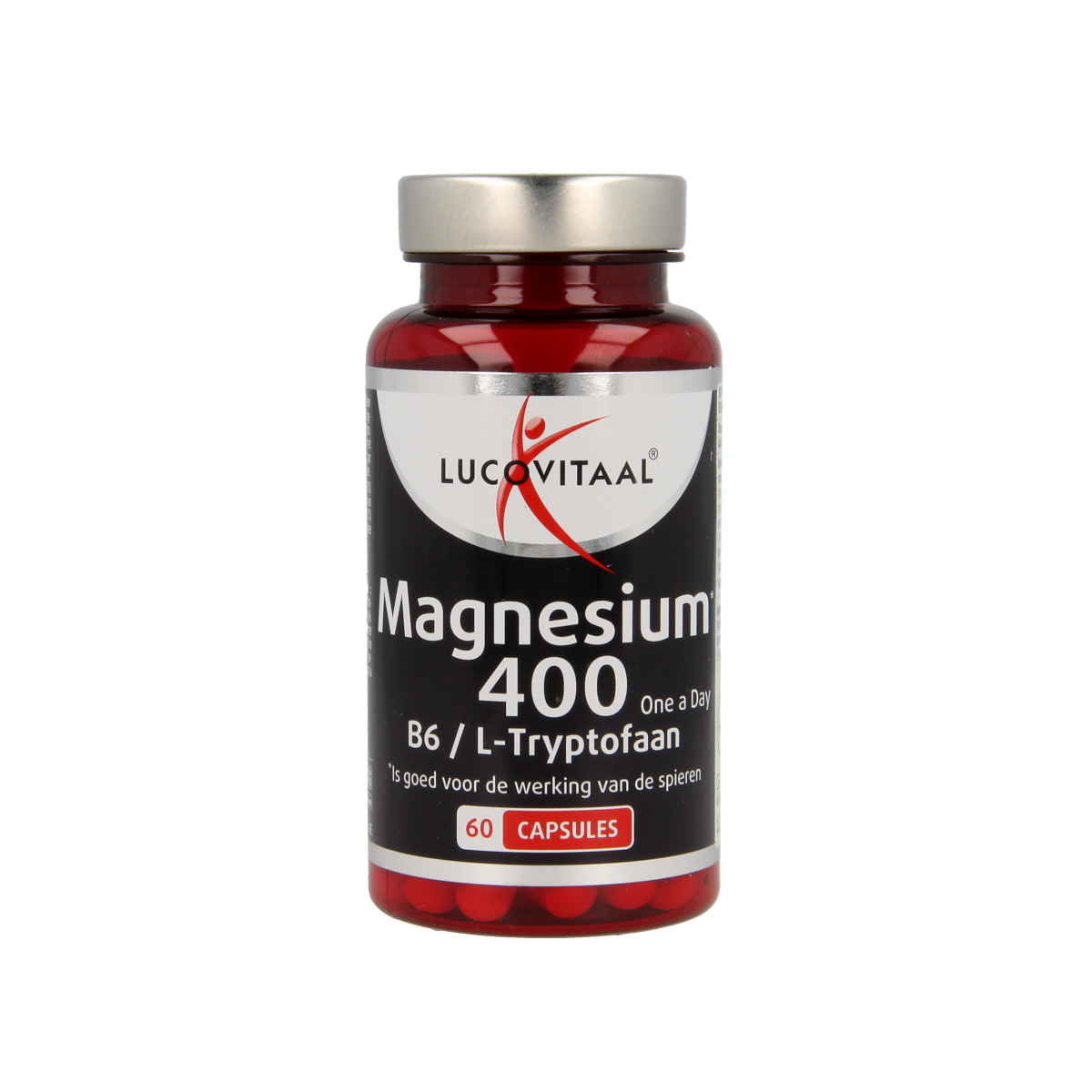 Lucovitaal Magnesium 400 met B6 en L-Tryptofaan 60.00 Capsules