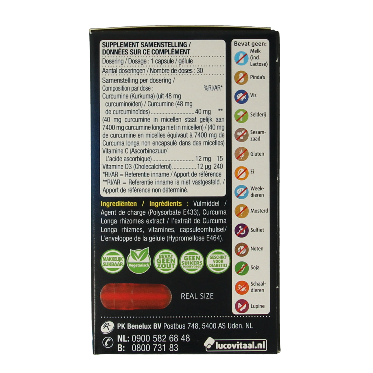 Lucovitaal Super kurkuma 30.00 Capsules