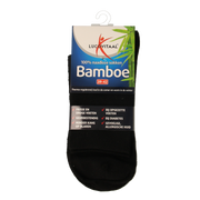 Lucovitaal Bamboe sok lang zwart  maat 39-42 1 Paar