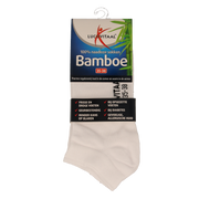 Lucovitaal Bamboe enkelsok wit  maat 35-38 1 Paar