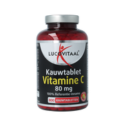 Lucovitaal Vitamine C 80mg citroen 800.00 Kauwtabletten