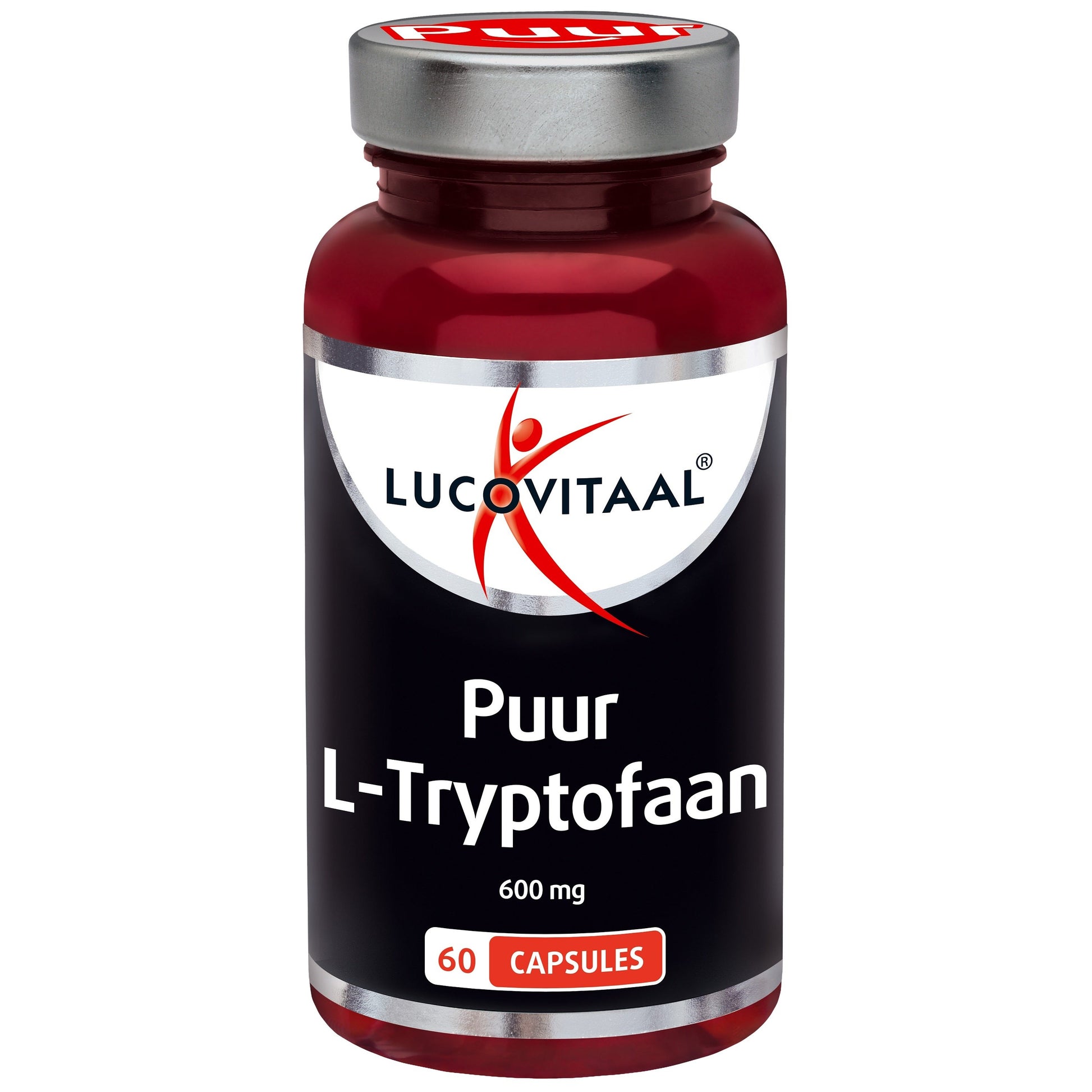 Lucovitaal L-tryptofaan puur 600mg 60 Capsules