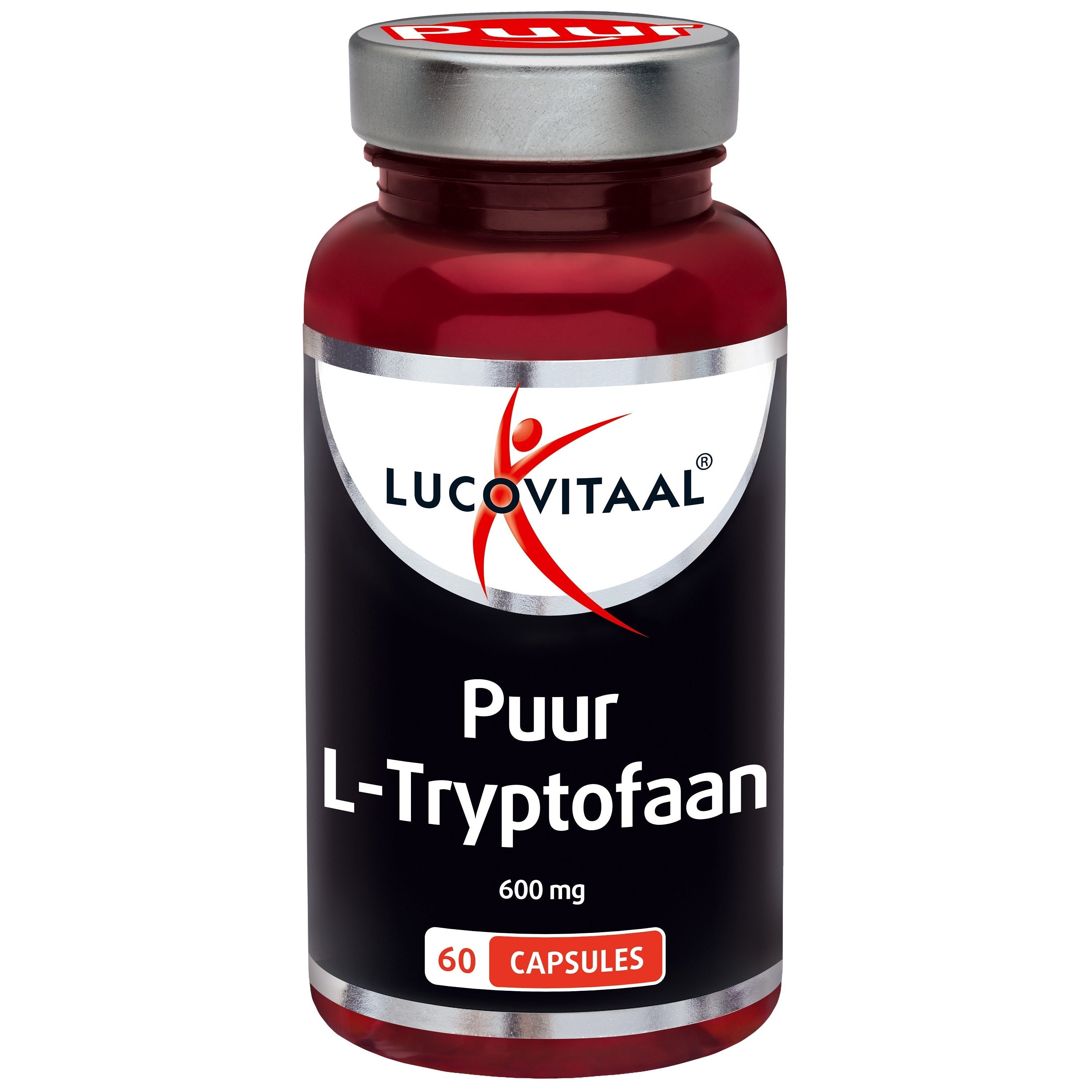 Lucovitaal L-tryptofaan puur 600mg 60 Capsules