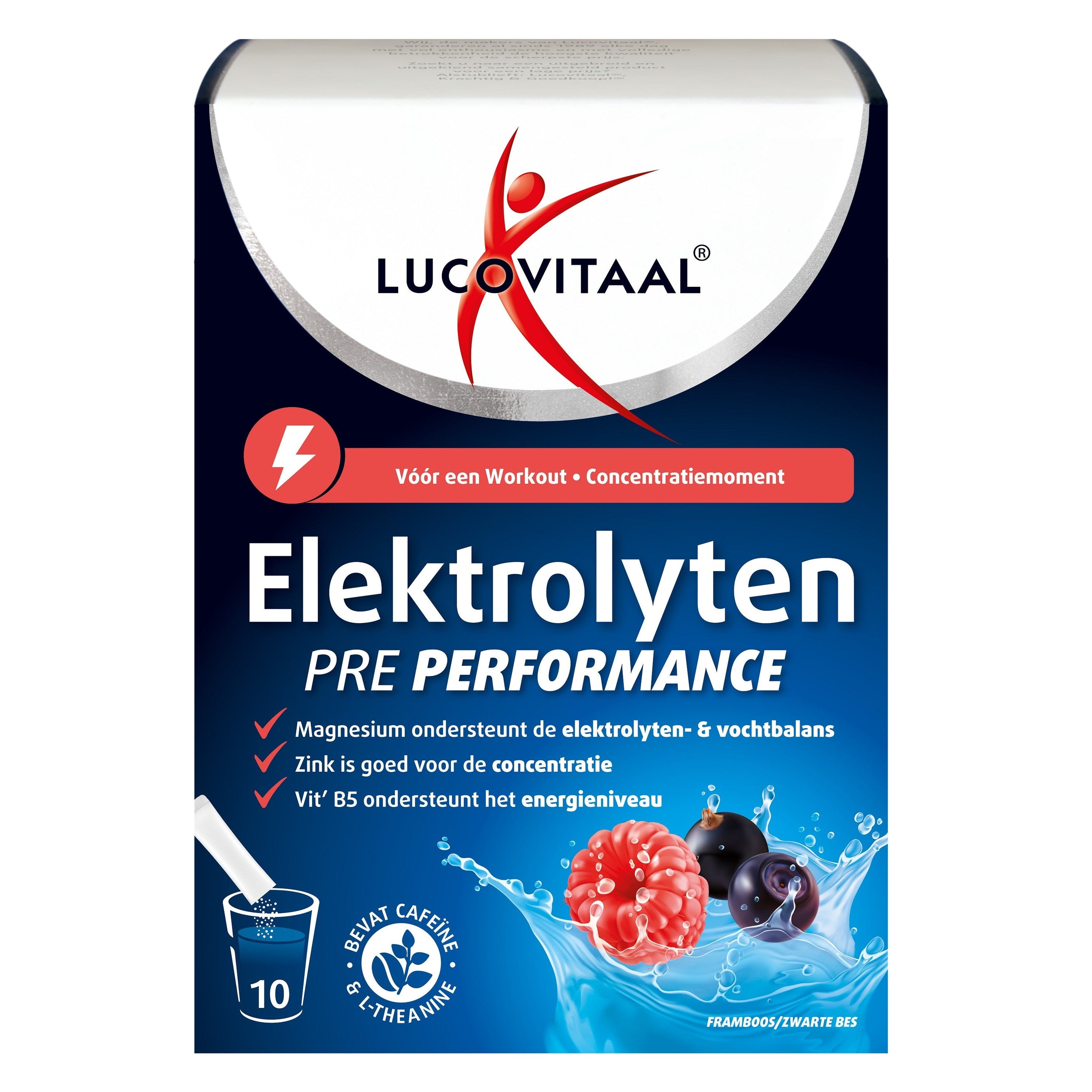 Lucovitaal Elektrolyten pre performance sachets 10 Sachets