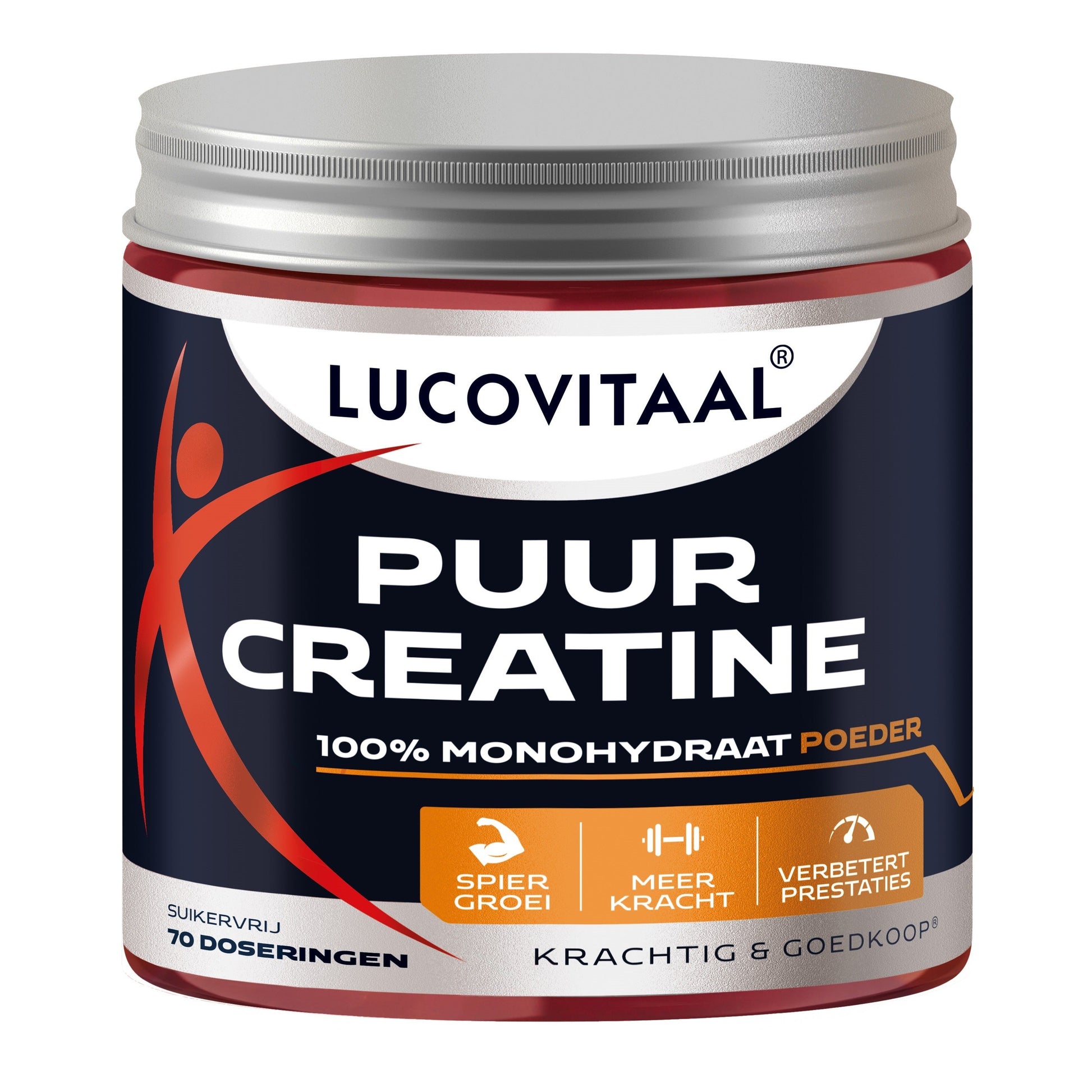 Lucovitaal Creatine poeder puur 210 Gram