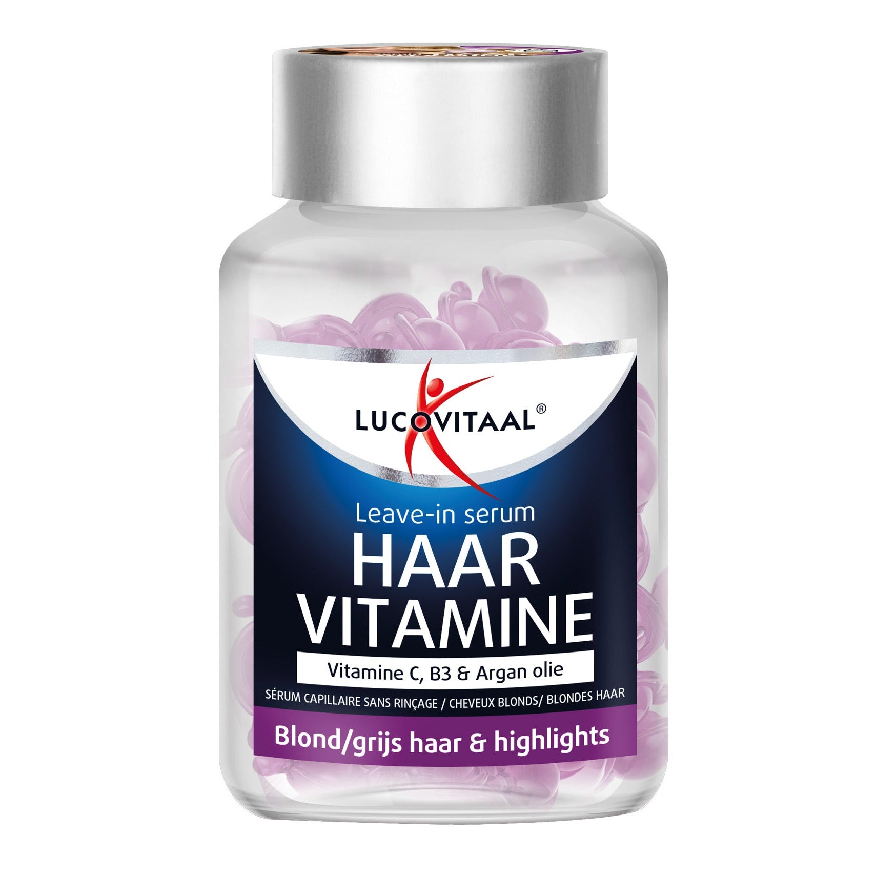 Lucovitaal Haar vitamine blond/grijs haar & highlights 25 Capsules