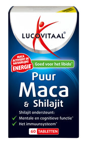 Lucovitaal Maca en shilajit puur 60.00 Tabletten