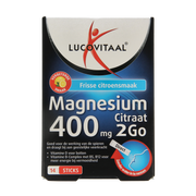 Lucovitaal Magnesium citraat 400mg 2go sticks 14.00 Stuks