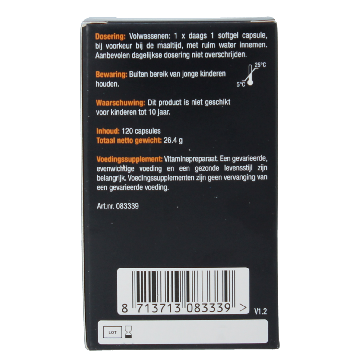 Lucovitaal Vitamine D3 75mcg 120.00 Capsules