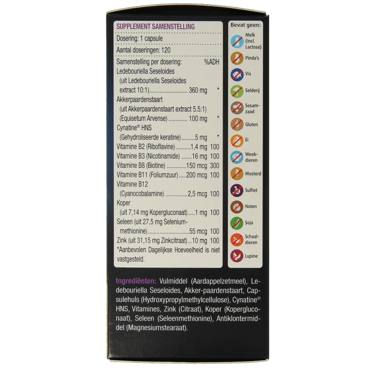 Lucovitaal Haar volume max verpakking 120.00 Capsules