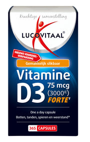 Lucovitaal Vitamine D3 75mcg 3000IE 365.00 Capsules