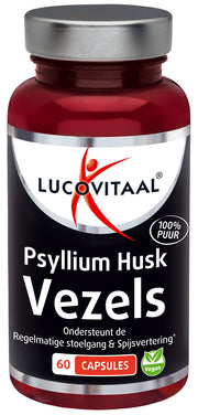 Lucovitaal Psyllium husk vezels 60.00 Capsules