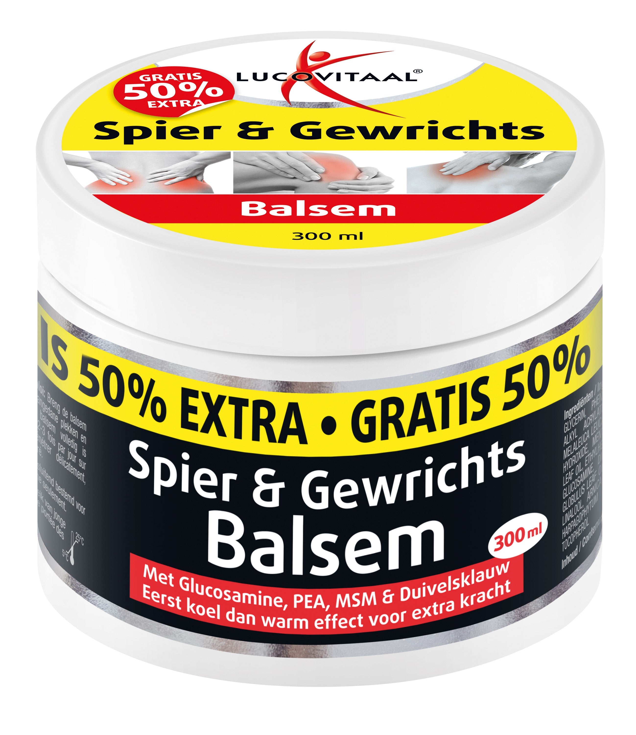 Lucovitaal Spier & gewrichtsbalsem 50% extra 300.00 Milliliter