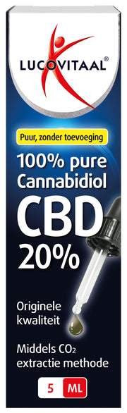Lucovitaal CBD olie 20% 5.00 Milliliter