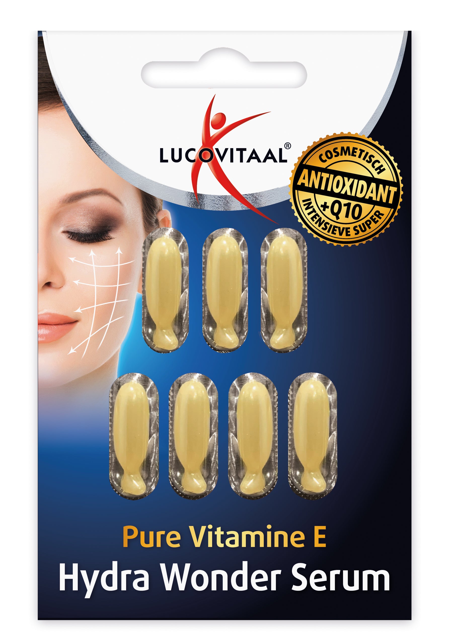 Lucovitaal Vitamine E hydra wonder serum 7.00 Capsules