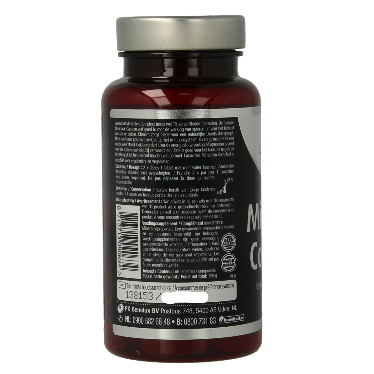 Lucovitaal Mineralen compleet 60.00 Tabletten