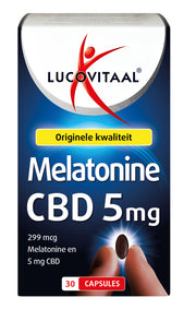 Lucovitaal Melatonine CBD 5mg 30.00 Capsules