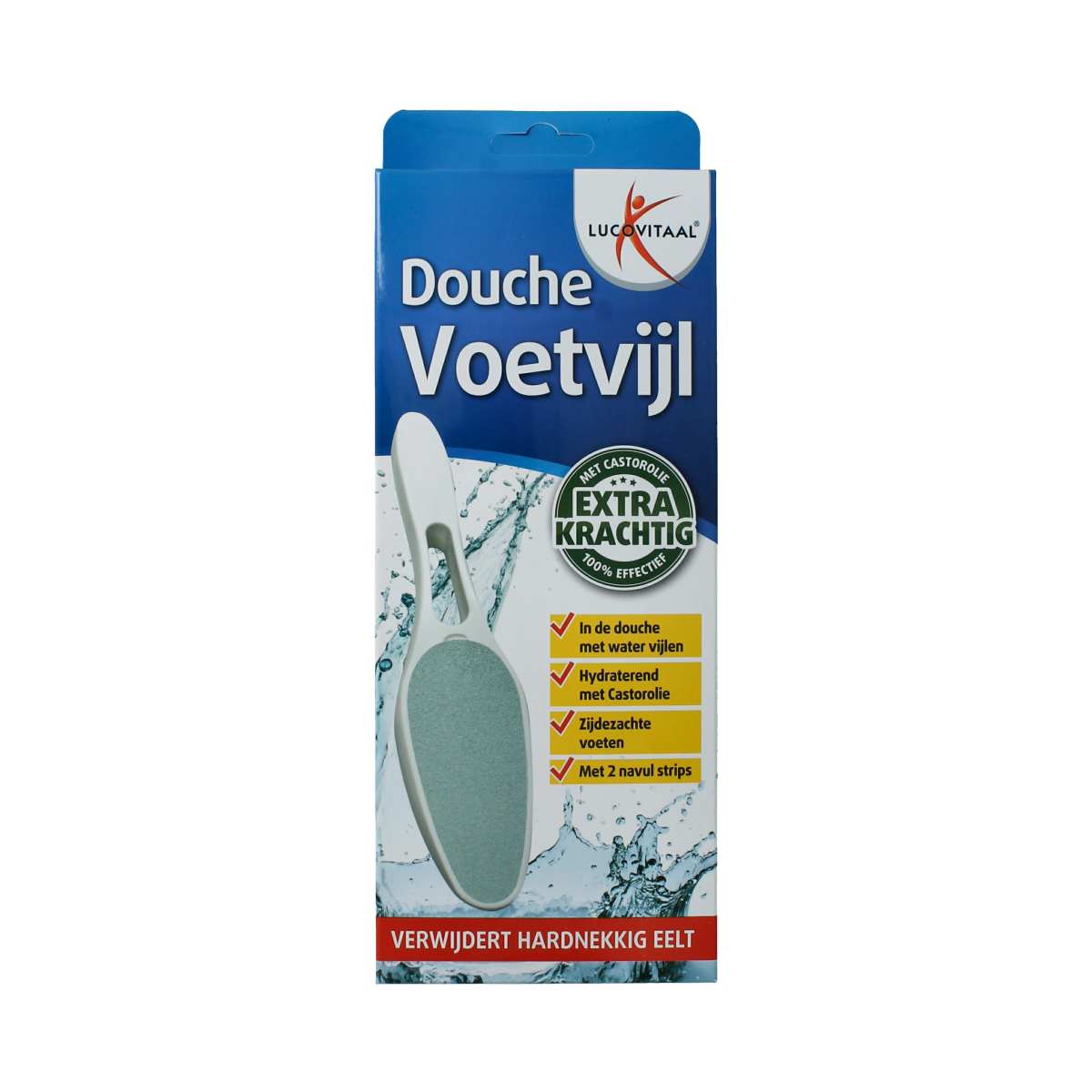 Lucovitaal Douche voetvijl 1.00 Stuks