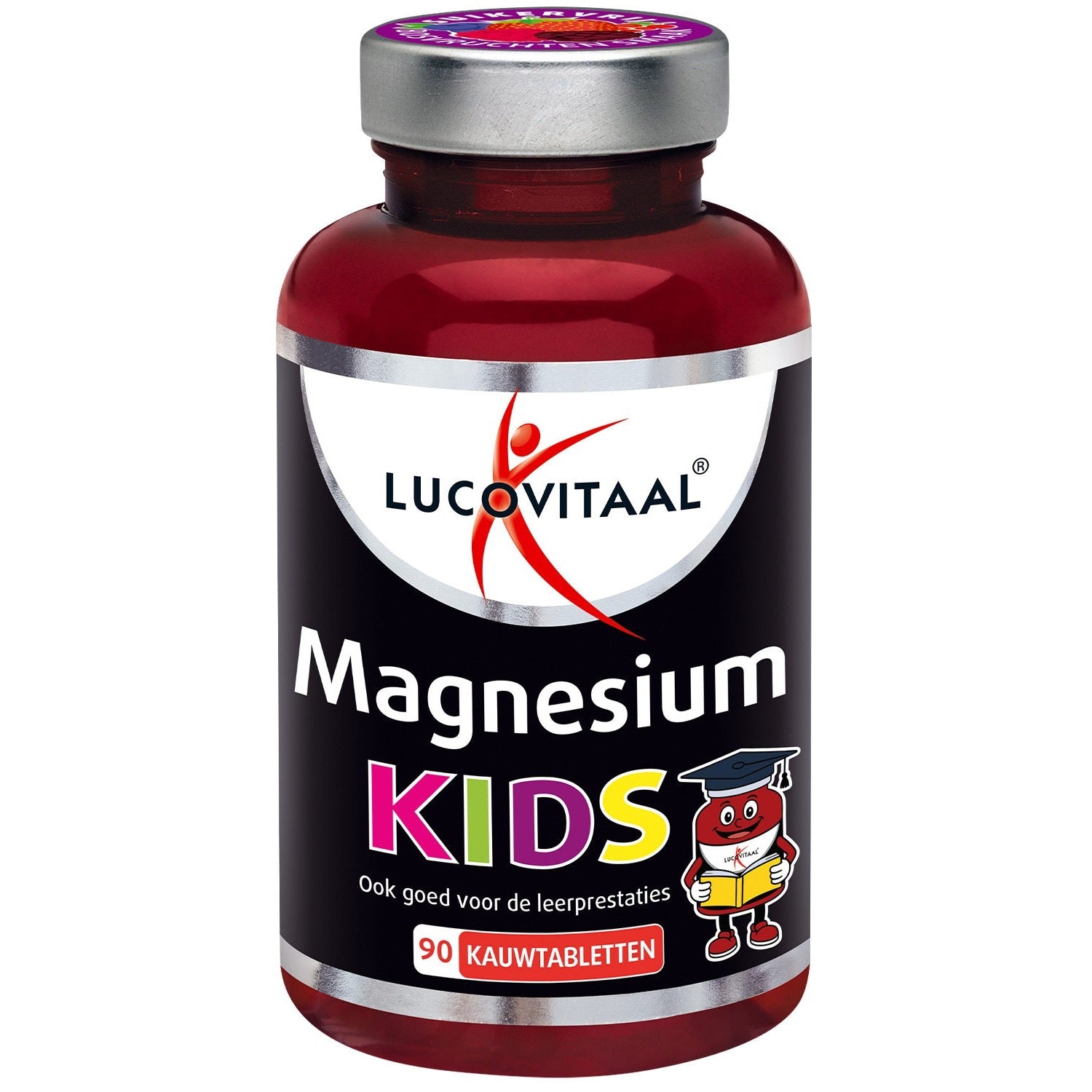 Lucovitaal Magnesium kids vegan 90 Kauwtabletten