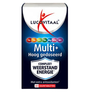 Lucovitaal Multi+ weerstand hoog gedoseerd 60 Kauwtabletten