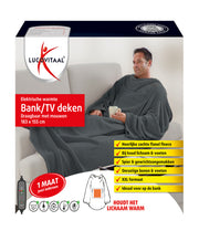 Lucovitaal Electrische warmte bank/TV deken 1 Paar
