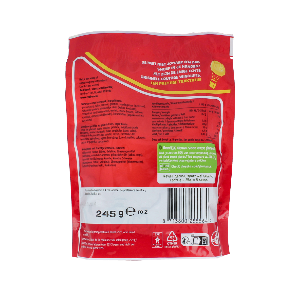 Red Band Winegummix 245.00 Gram