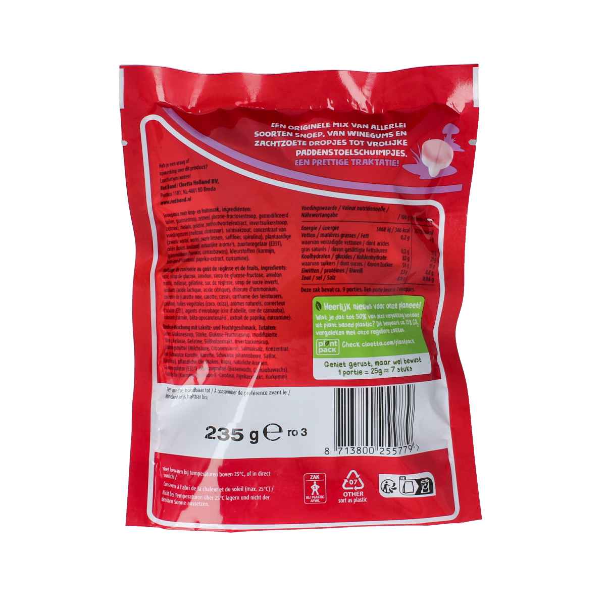 Red Band Snoepmix original 235.00 Gram