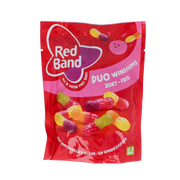 Red Band Winegums duo zoet fris 215 Gram