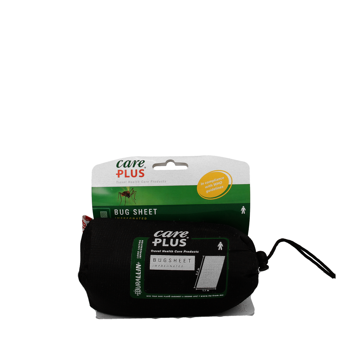 Care Plus Mosquito net light bug sheet durallin 1 persoon  1.00 Stuks