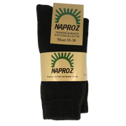Naproz Thermo sokken zwart maat 35-38  3 Paar