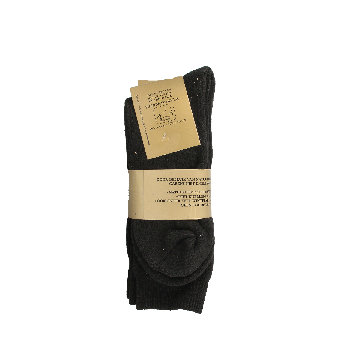 Naproz Thermo sokken zwart maat 47-49  3.00 Paar