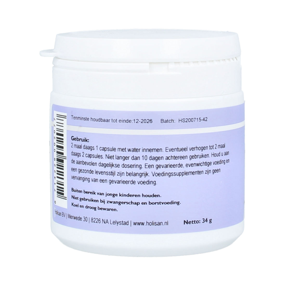 Holisan Nitaline/natuline 60.00 Vegetarische capsules
