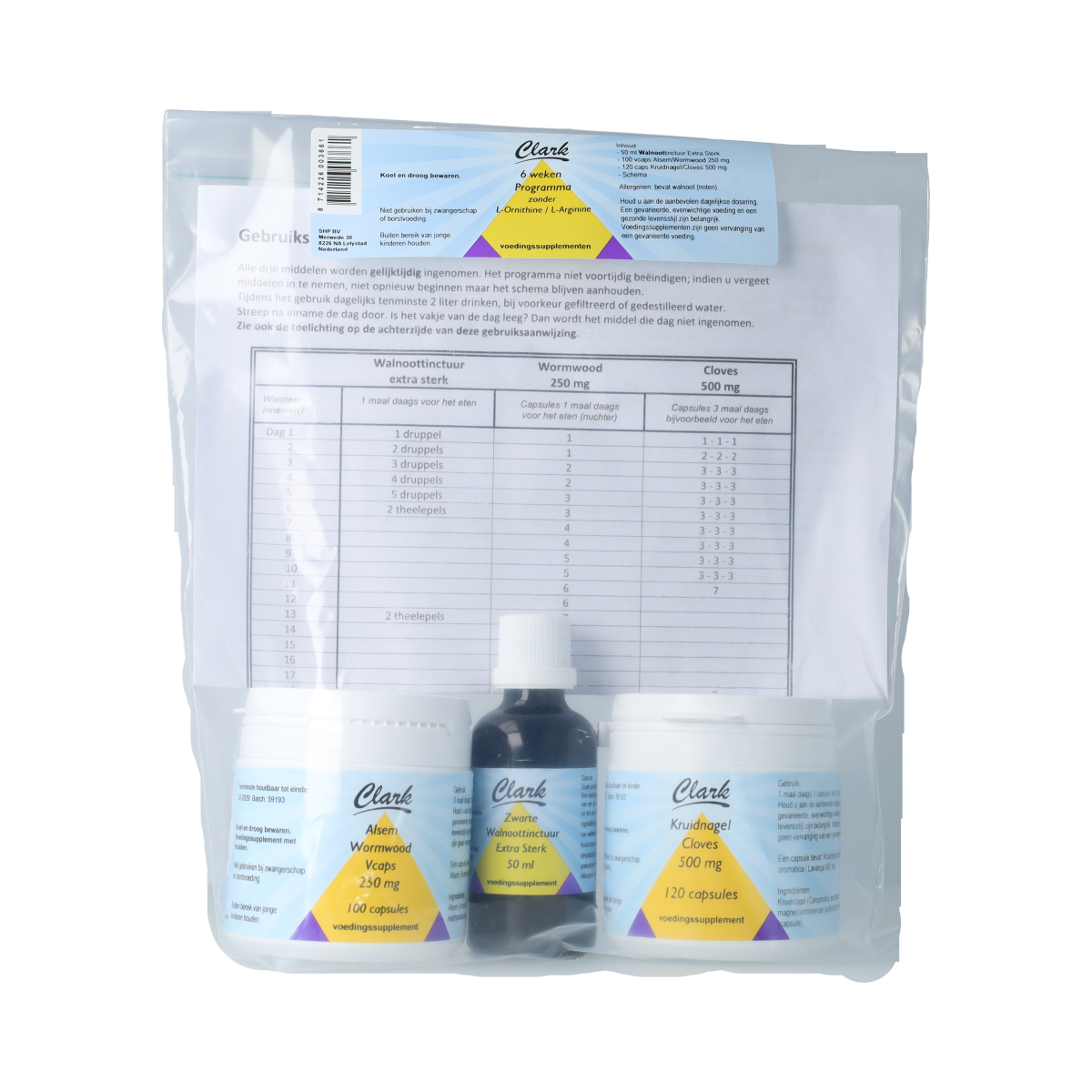 Holisan Parasietenkuur 6 week z ornithine/arginine 1.00 Set