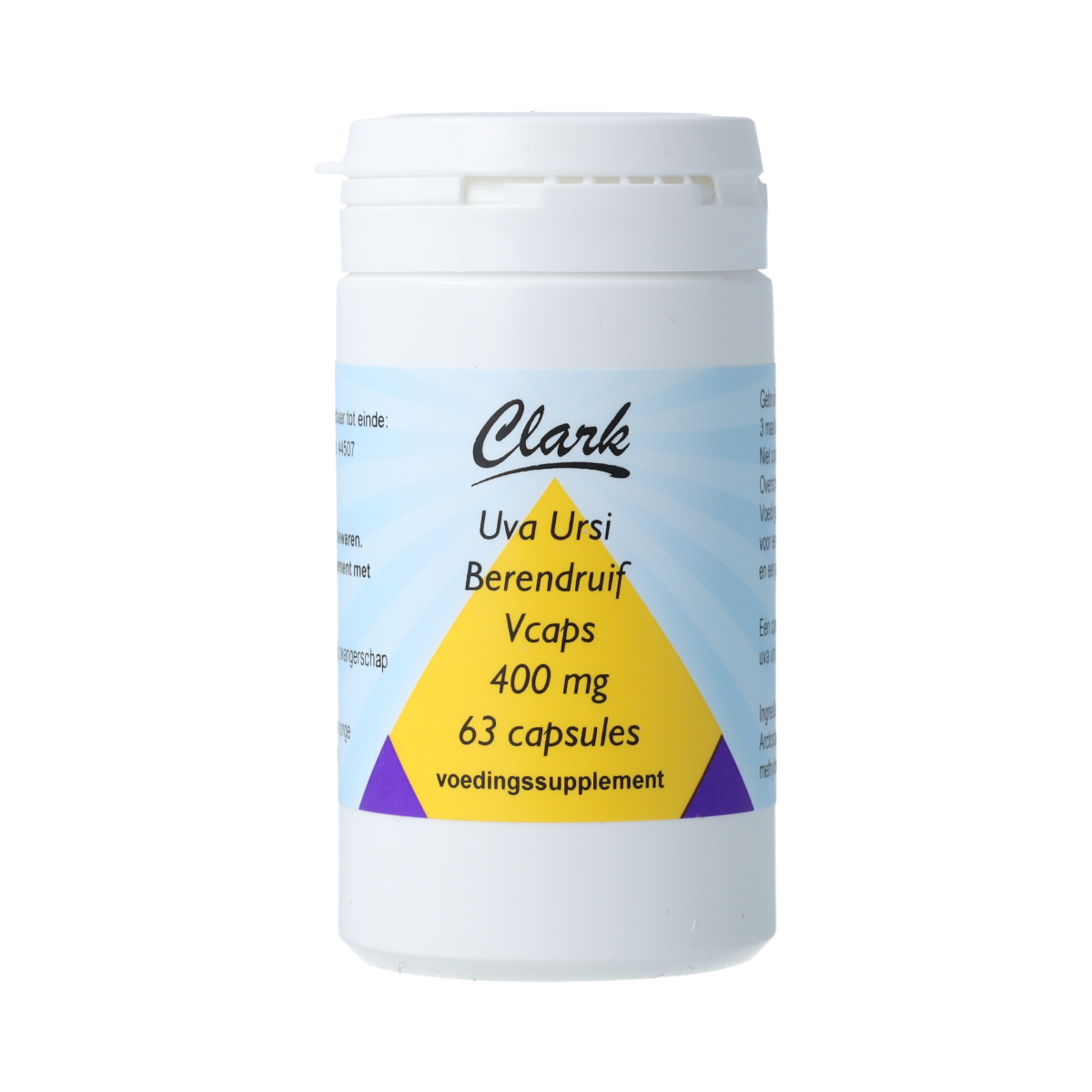 Clark Uva ursi 400mg 63.00 Vegetarische capsules