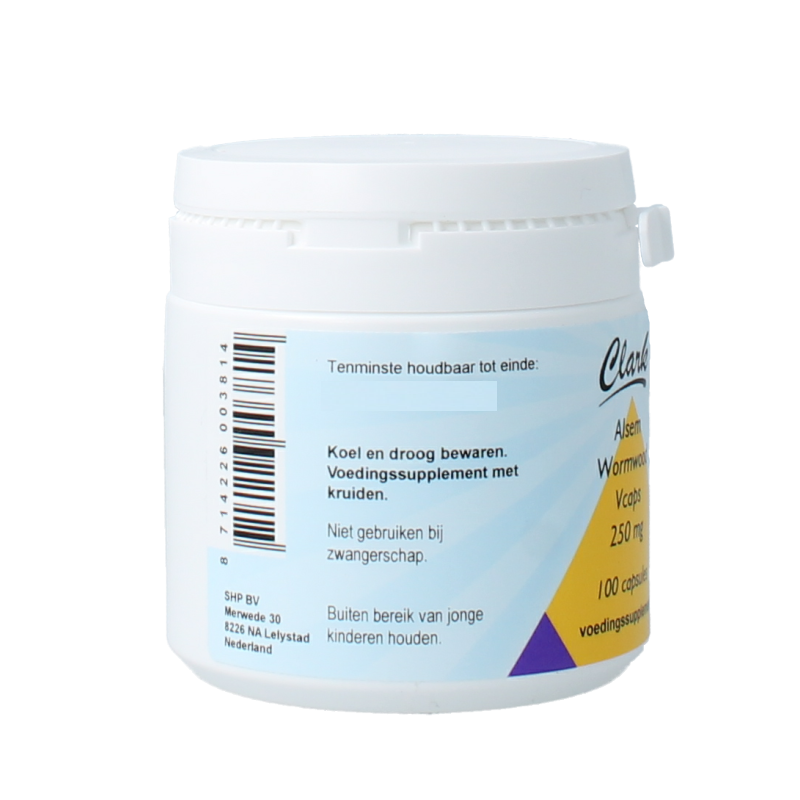 Clark Alsem/wormwood/indhana 100 Vegetarische capsules