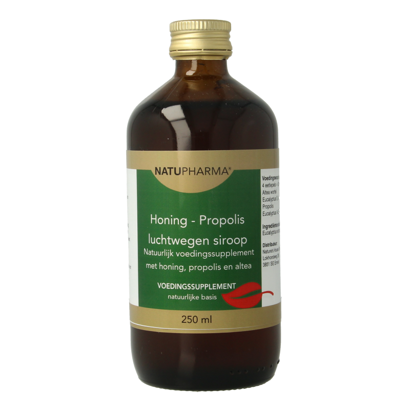 Natupharma Honing luchtwegensiroop 250 Milliliter